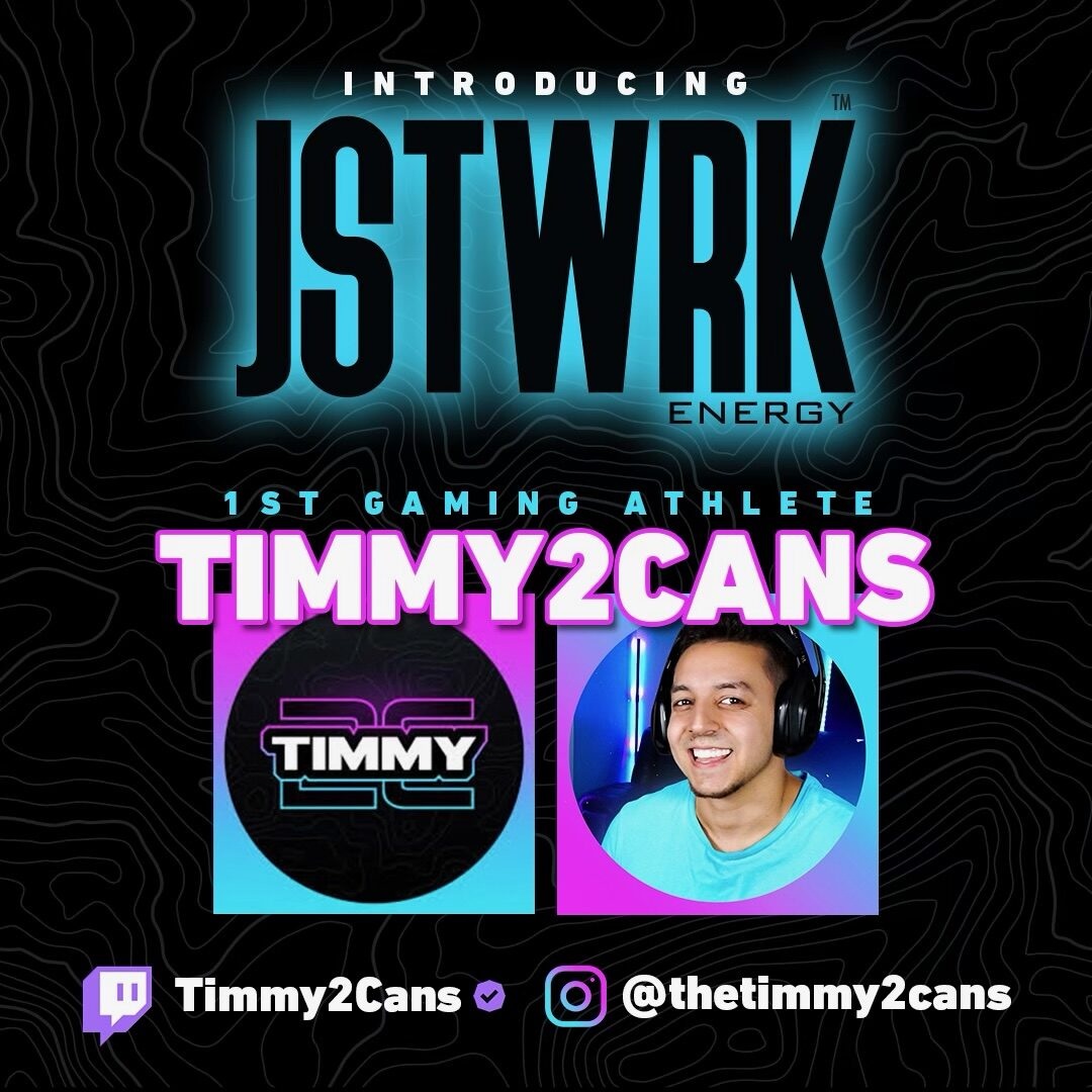 Timmy2Cans Announced as the Official Gaming Ambassador of Axe & Sledge Supplements and JST WRK Energy