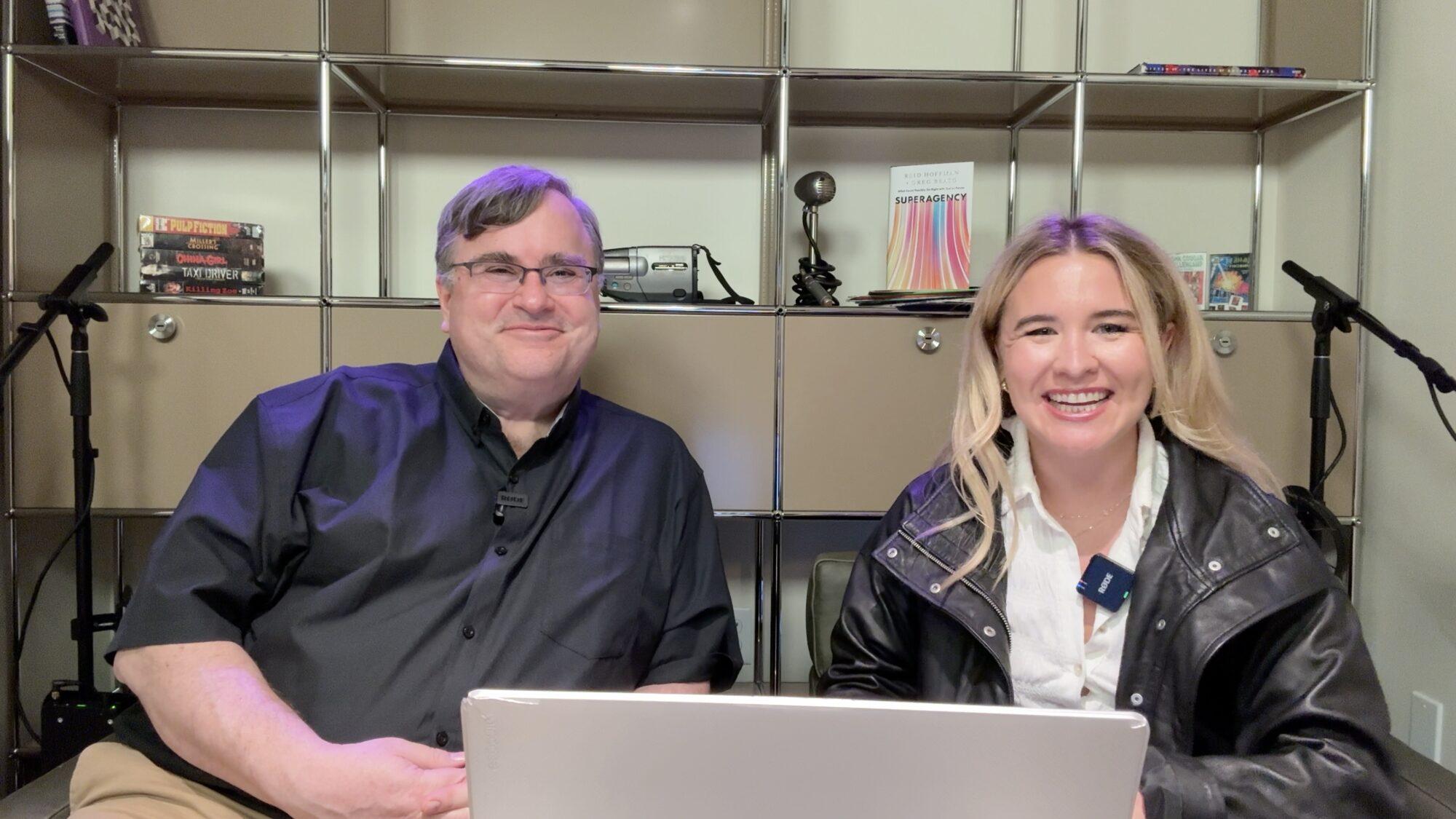 Madeline Salazar Brings Her AI Game to LinkedIn Co-Founder Reid Hoffman