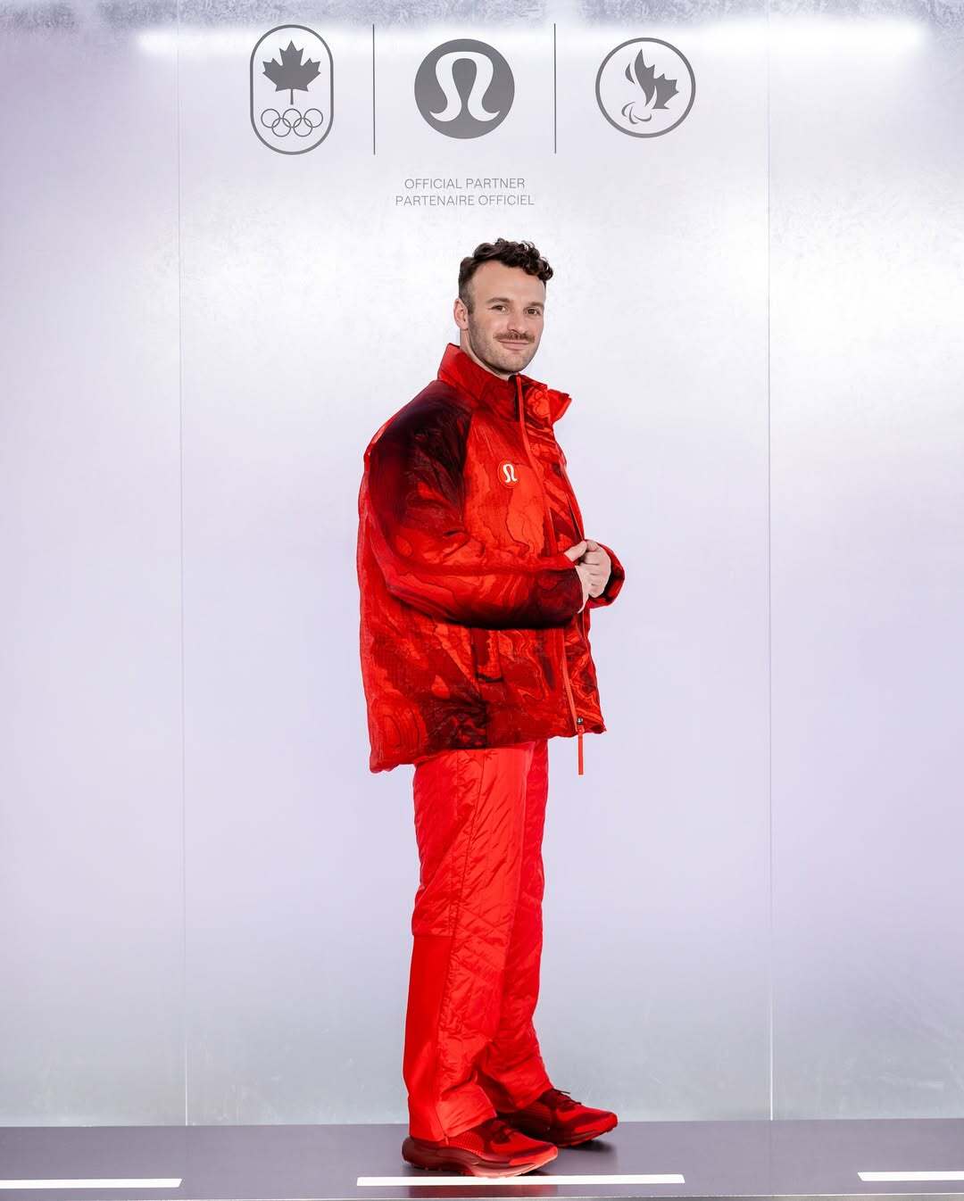 Tylermcgregor8 on the runway for the teamcanada x lululemon Kit Reveal giving us an exclus 1