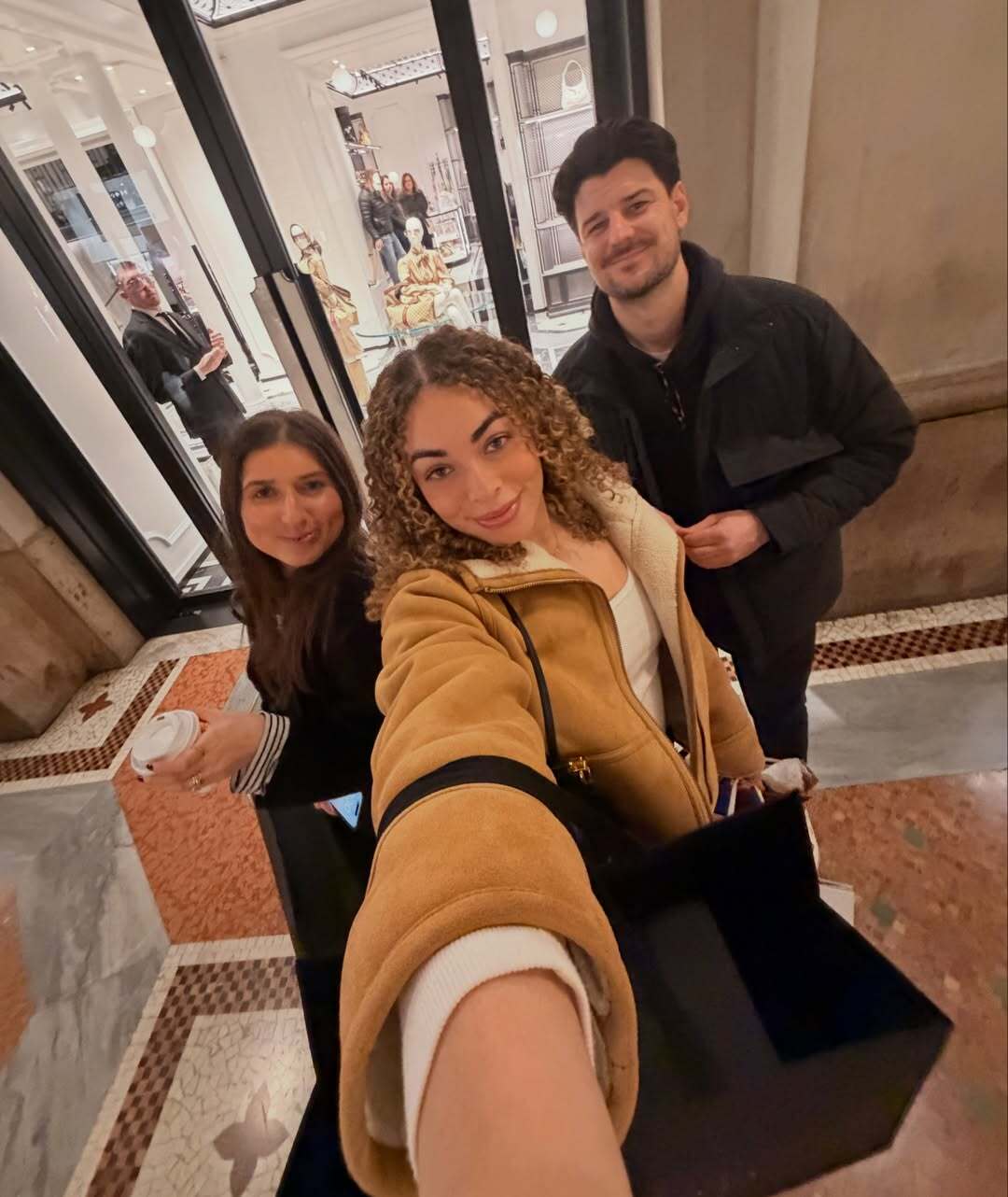 Dulcedo Co-Leads Thomas Houlton and Phoebe Balshin with Sarah Nurse at the Milano Cortina 2026 Winter Olympics.