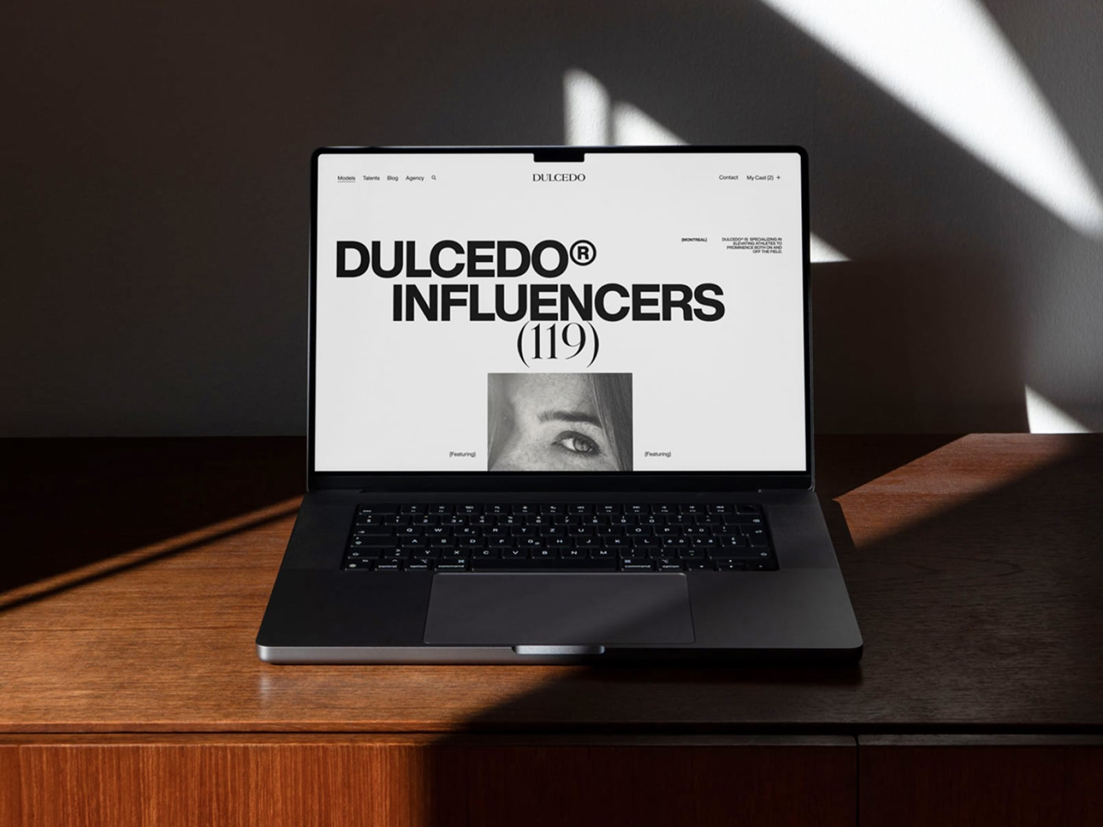 Dulcedo My Cast proprietary digital casting platform interface
