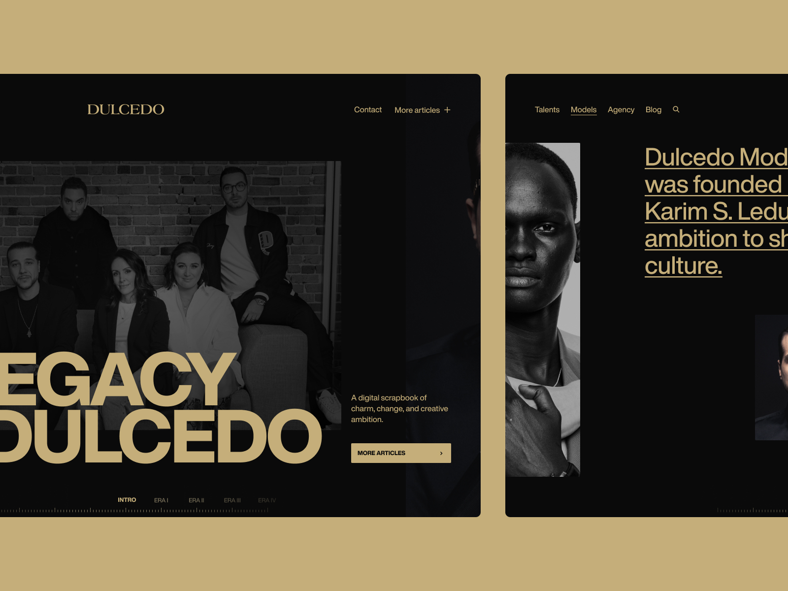 Dulcedo My Cast proprietary digital casting platform interface