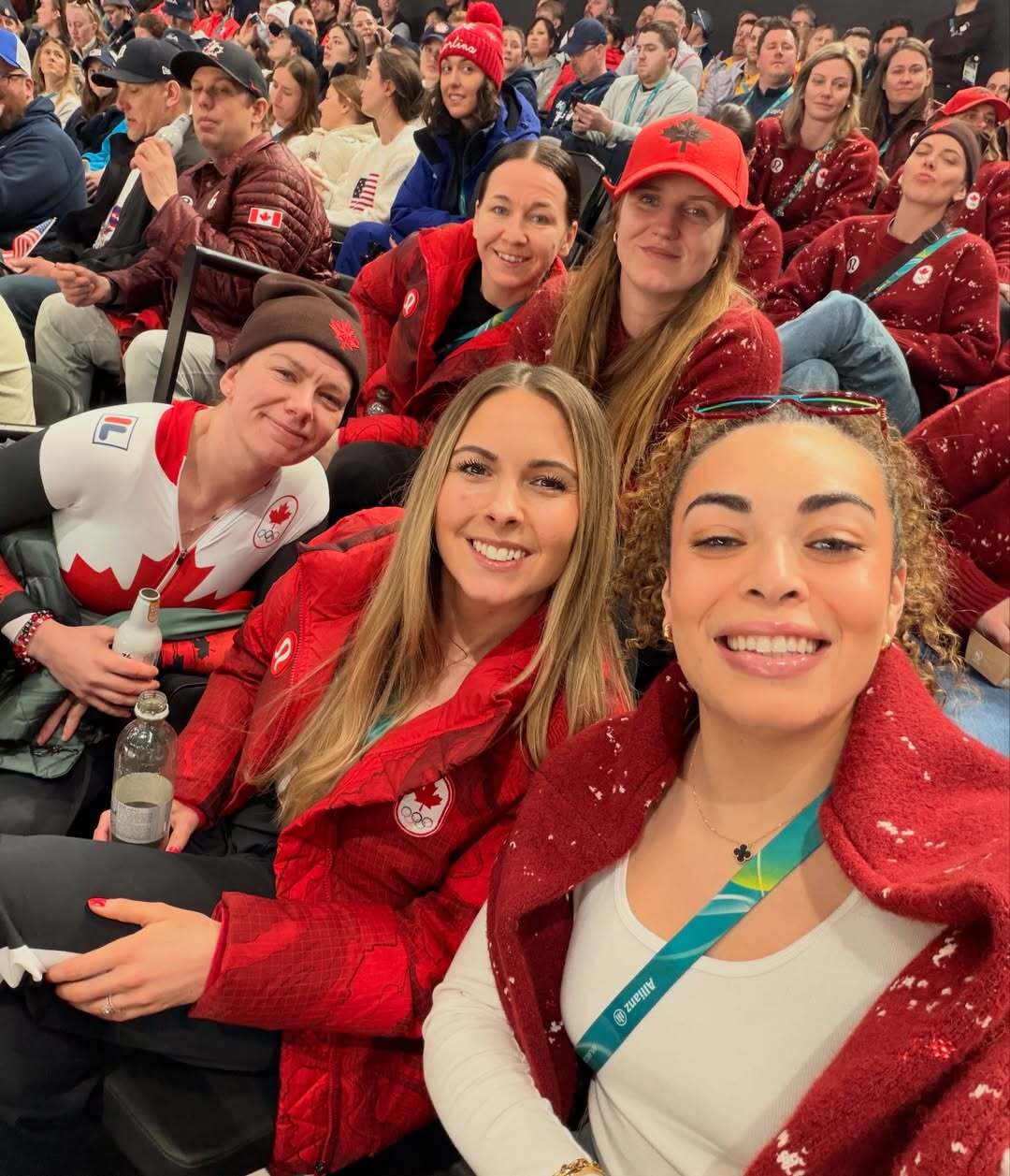 Sarah Nurse and Erin Ambrose for Team Canada at the Milano Cortina 2026 Winter Olympics.