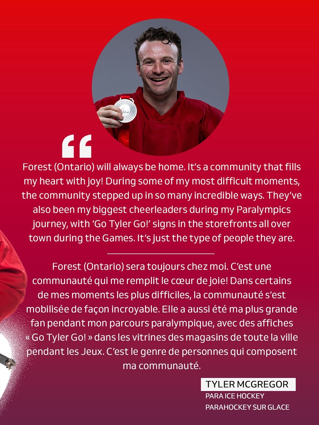 At 15 his hockey dreams were shattered A year later he discovered Para ice hockey and a new w 1