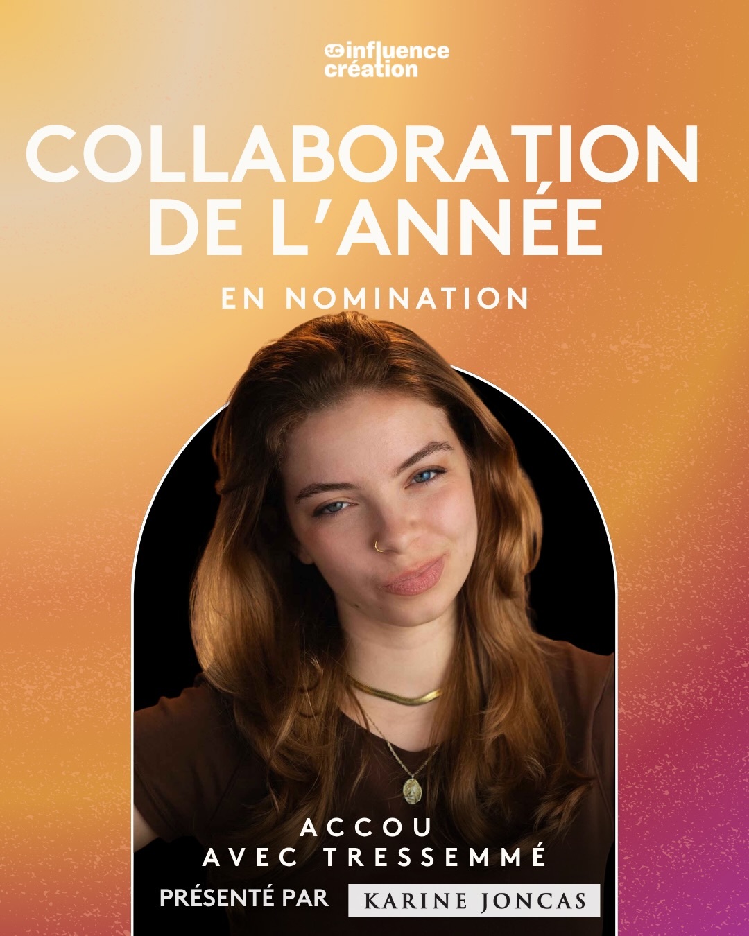 Accou nominated for Collaboration of the Year at Gala InfluenceCréation 2026