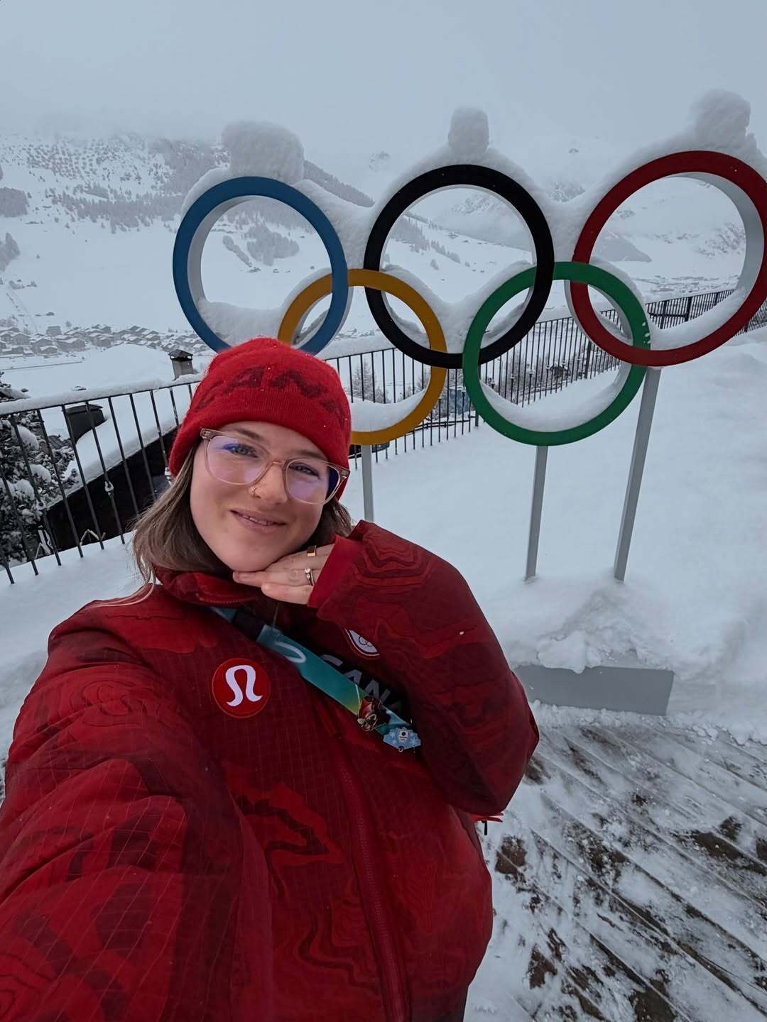 Cassie Sharpe representing Team Canada at the Milano Cortina 2026 Winter Olympics.