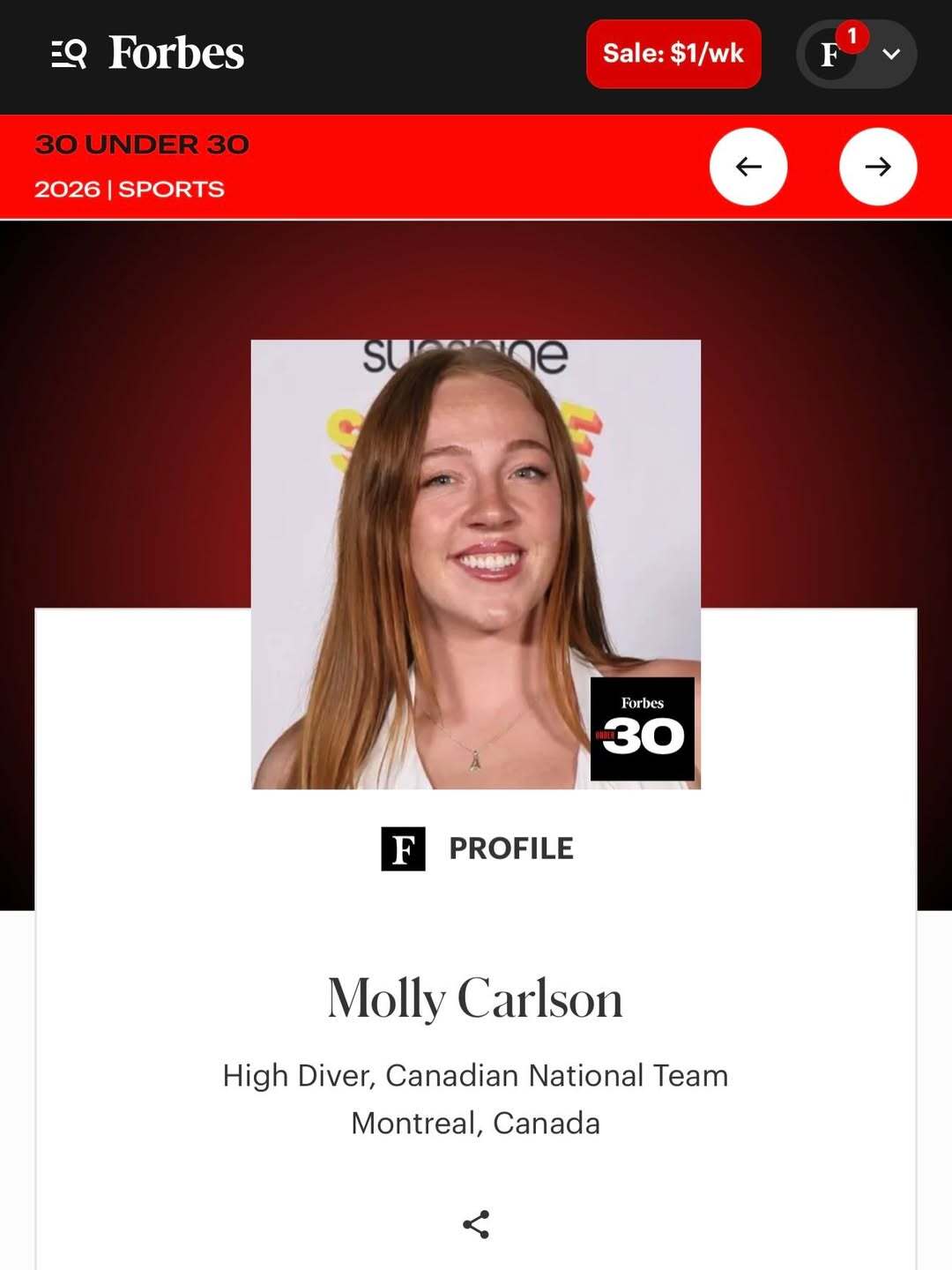 FORBES 30 UNDER 30 AM I DREAMINGI woke up to the news this morning and just sobbed Forbe