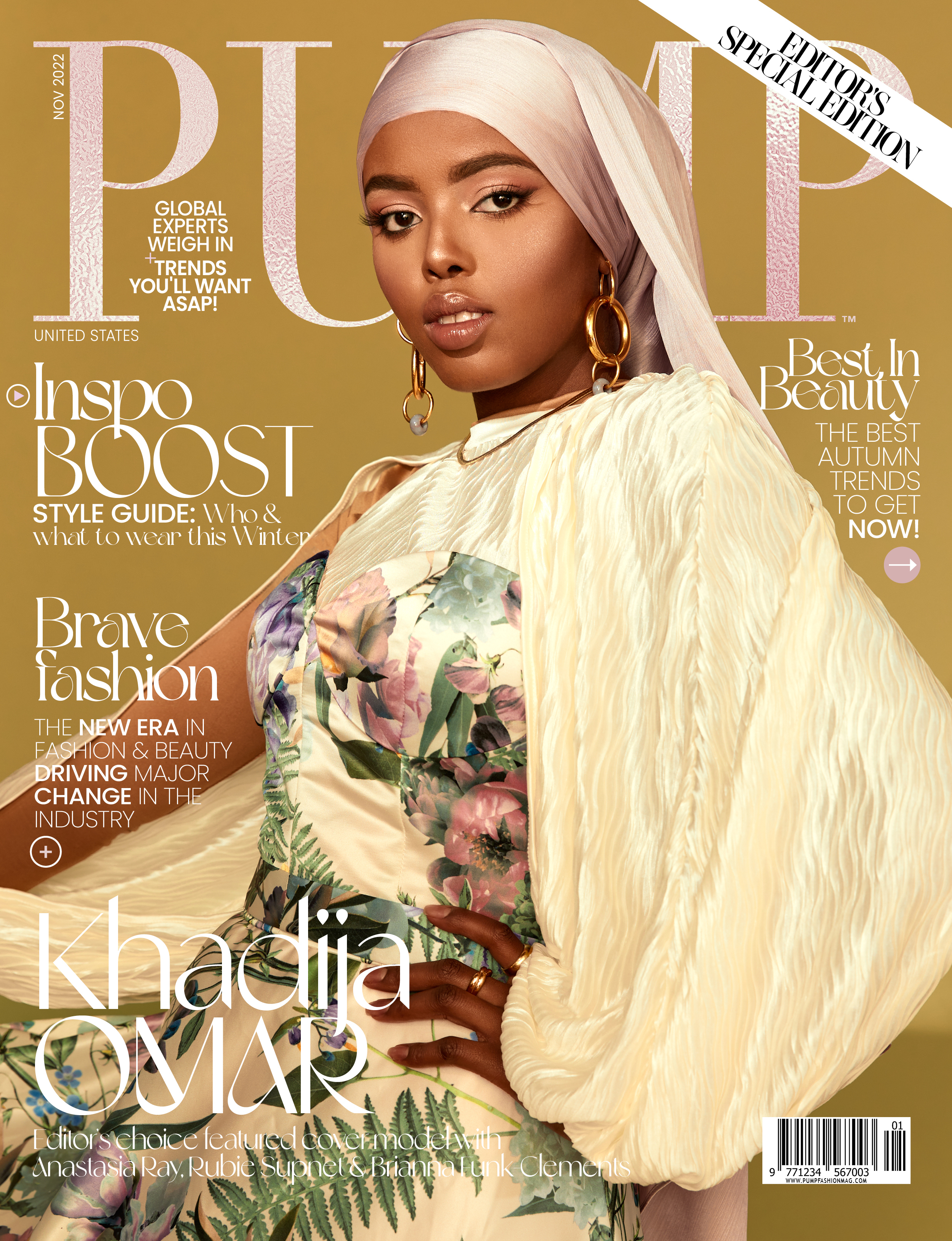 Khadija x PUMP Logo Tearsheets Nov 2022 Cover