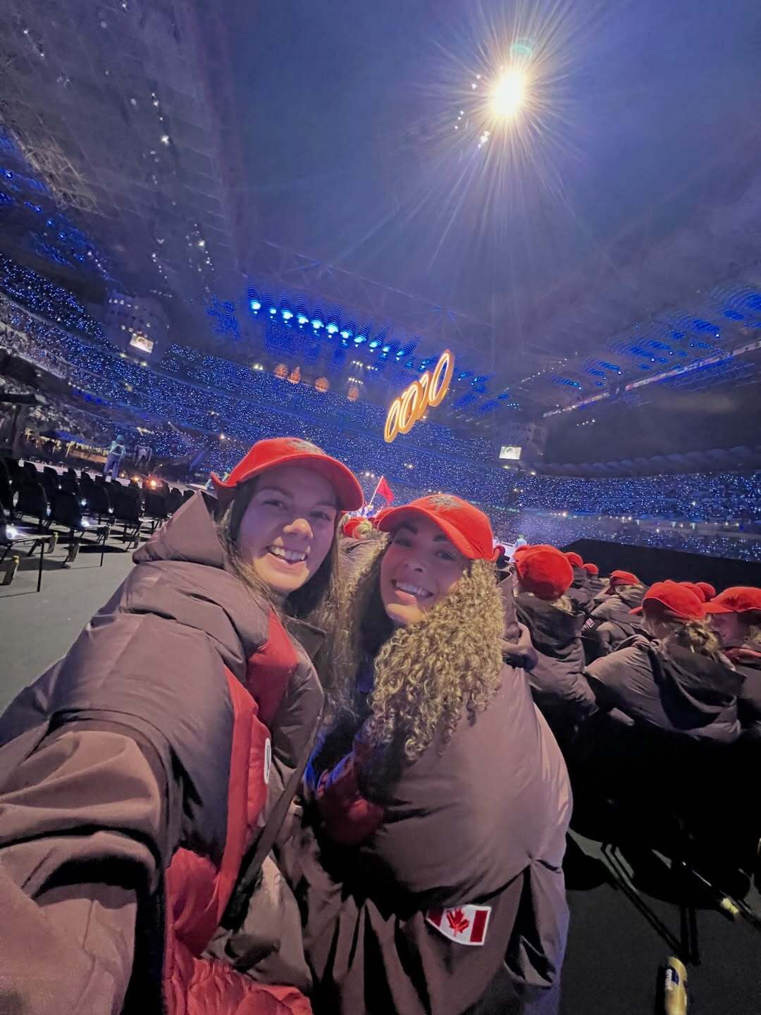 Erin Ambrose & Sarah Nurse attending the Milano Open during the Milano Cortina 2026 Winter Olympics.