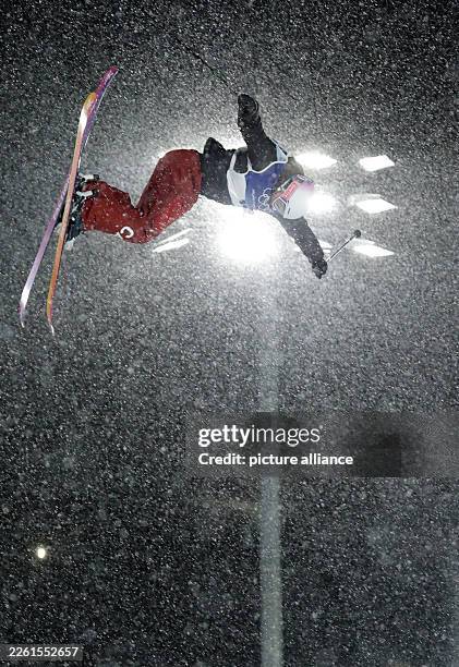 Naomi Urness for Team Canada during her Olympic debut at the Milano Cortina 2026 Winter Olympics.