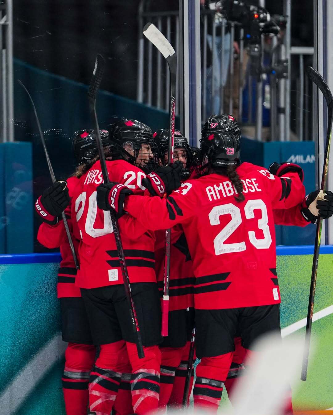 Erin Ambrose for Team Canada at the Milano Cortina 2026 Winter Olympics.