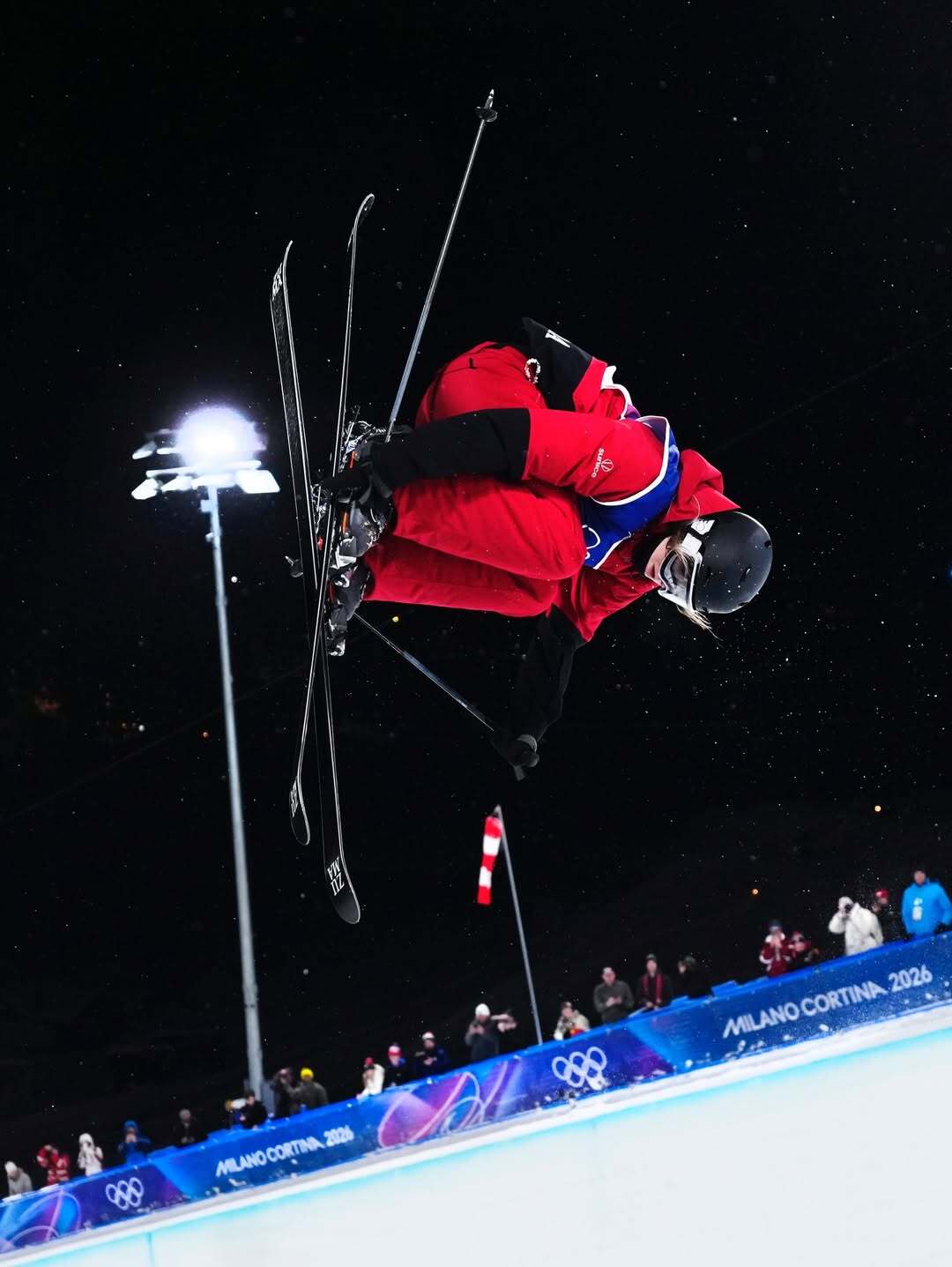 Cassie Sharpe representing Team Canada at the Milano Cortina 2026 Winter Olympics.