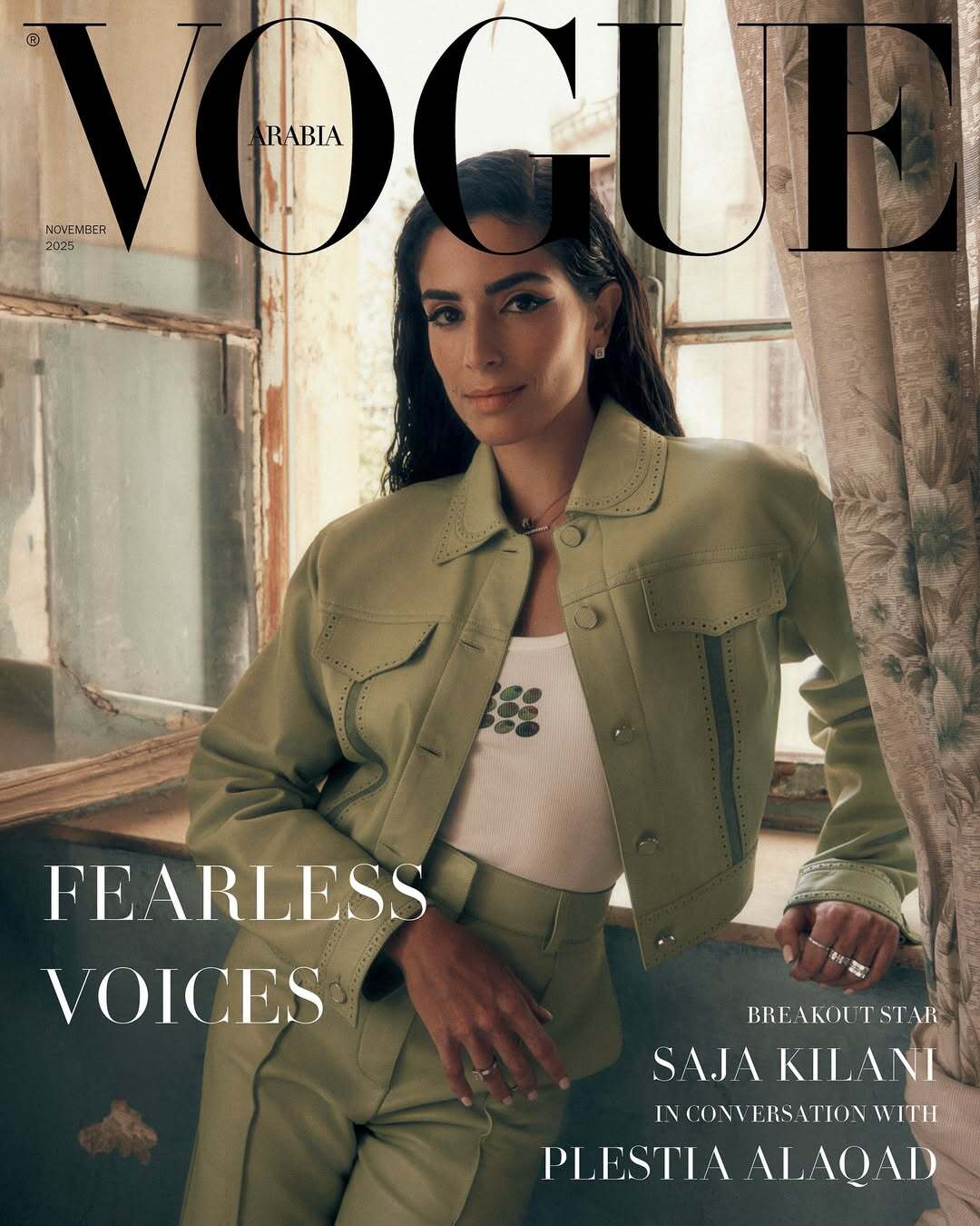 Vogue Arabia's November cover star Saja Kilani leads with empathy