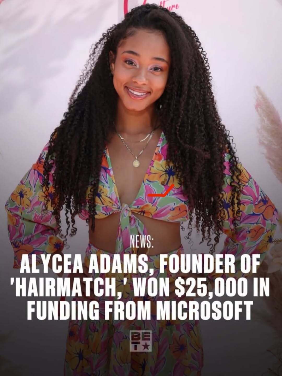 Thank you bet for highlighting a huge milestone for my startup hairmatchapp that is focused on