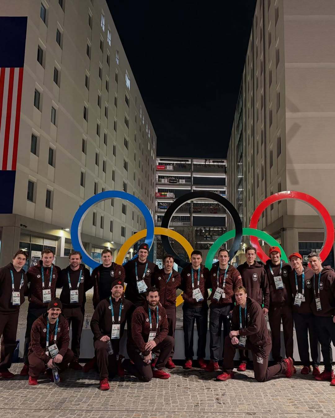 Team Canada men's hockey team at the Milano Cortina 2026 Winter Olympics.