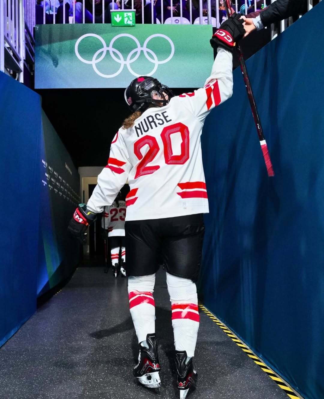Sarah Nurse for Team Canada at the Milano Cortina 2026 Winter Olympics.