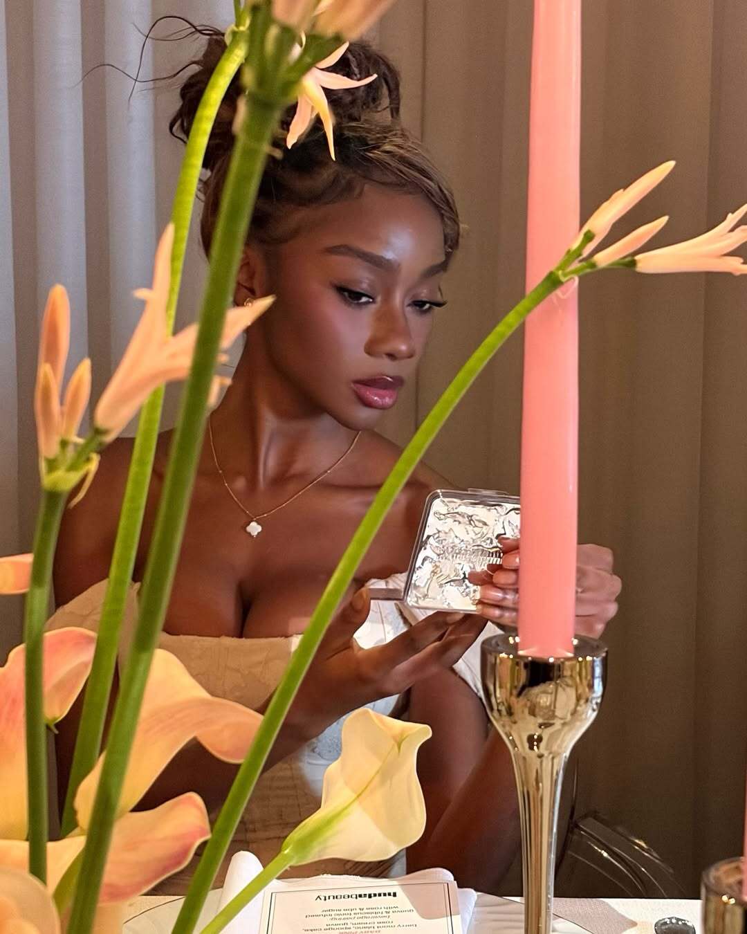 Blushing with hudabeauty to celebrate the launch of their new blush palettes 3