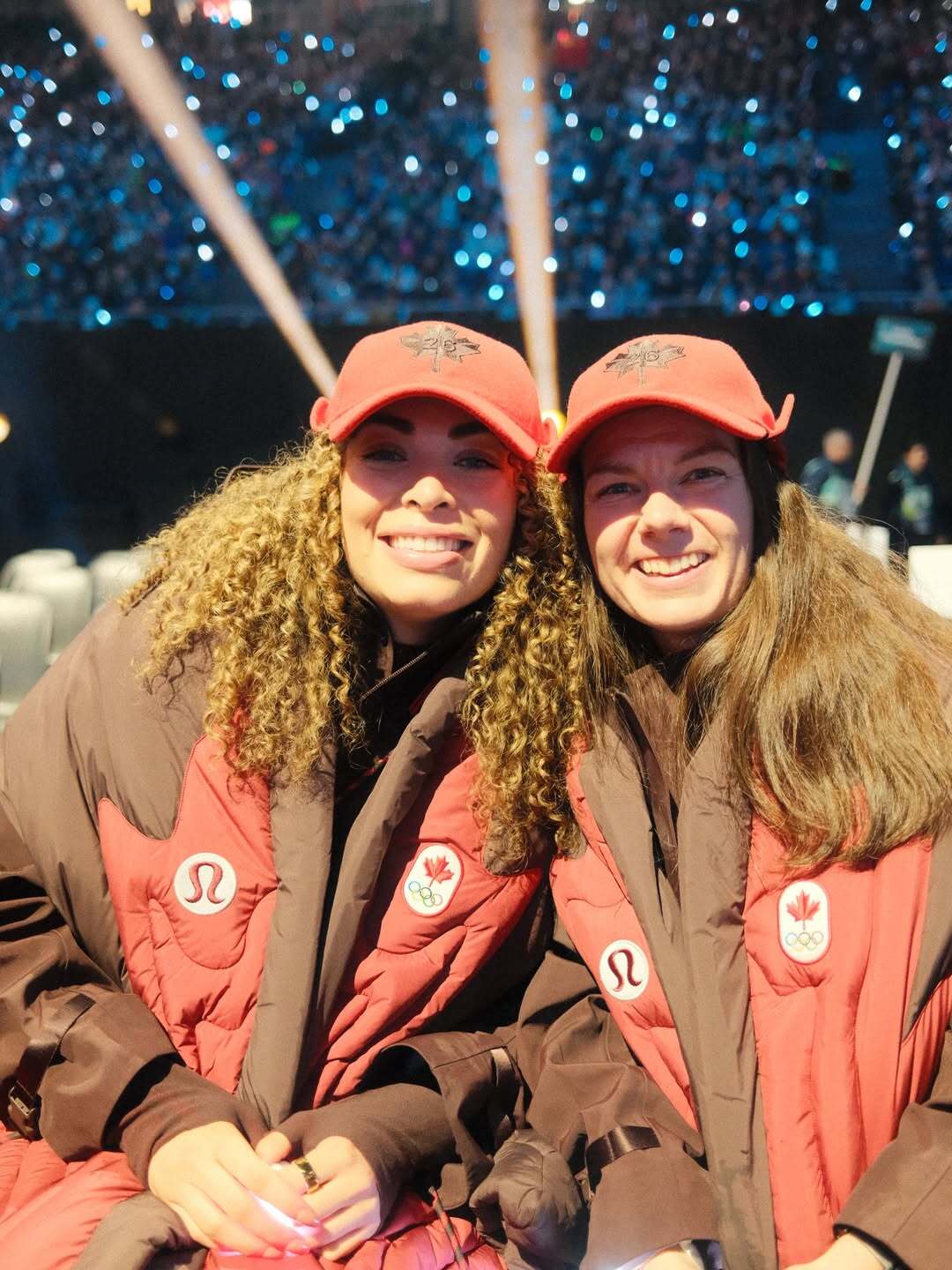 Erin Ambrose & Sarah Nurse attending the Milano Open during the Milano Cortina 2026 Winter Olympics.