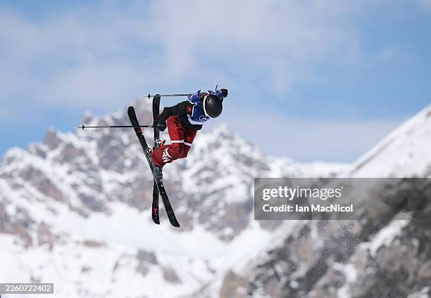Naomi Urness for Team Canada during her Olympic debut at the Milano Cortina 2026 Winter Olympics.