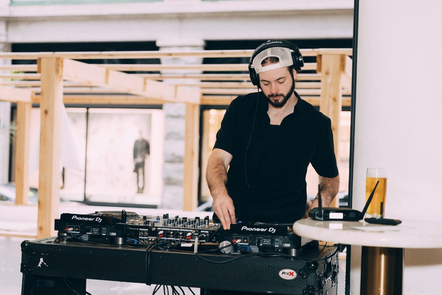 Image of DJ at the Launch Event