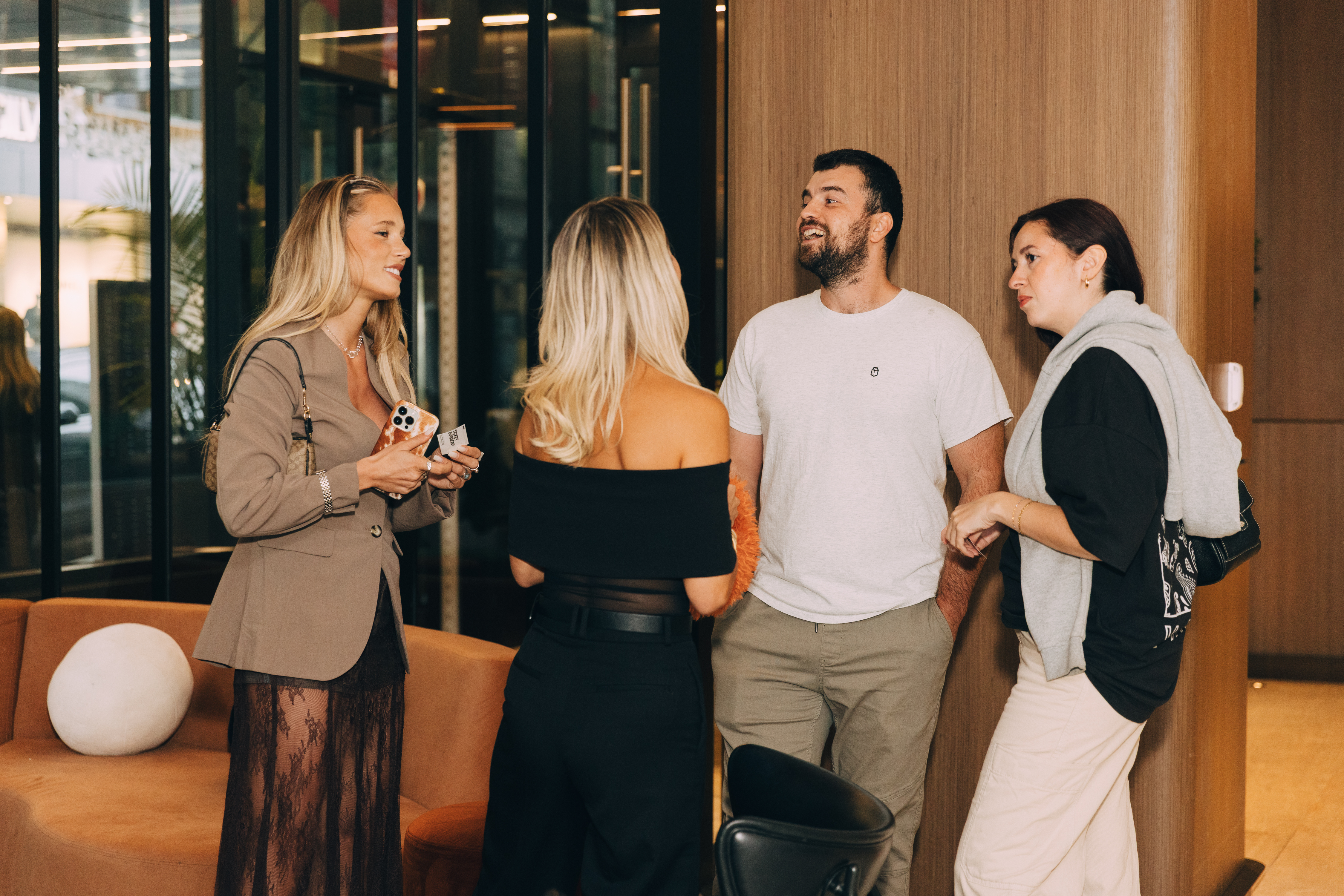 Guests Mingling at launch event