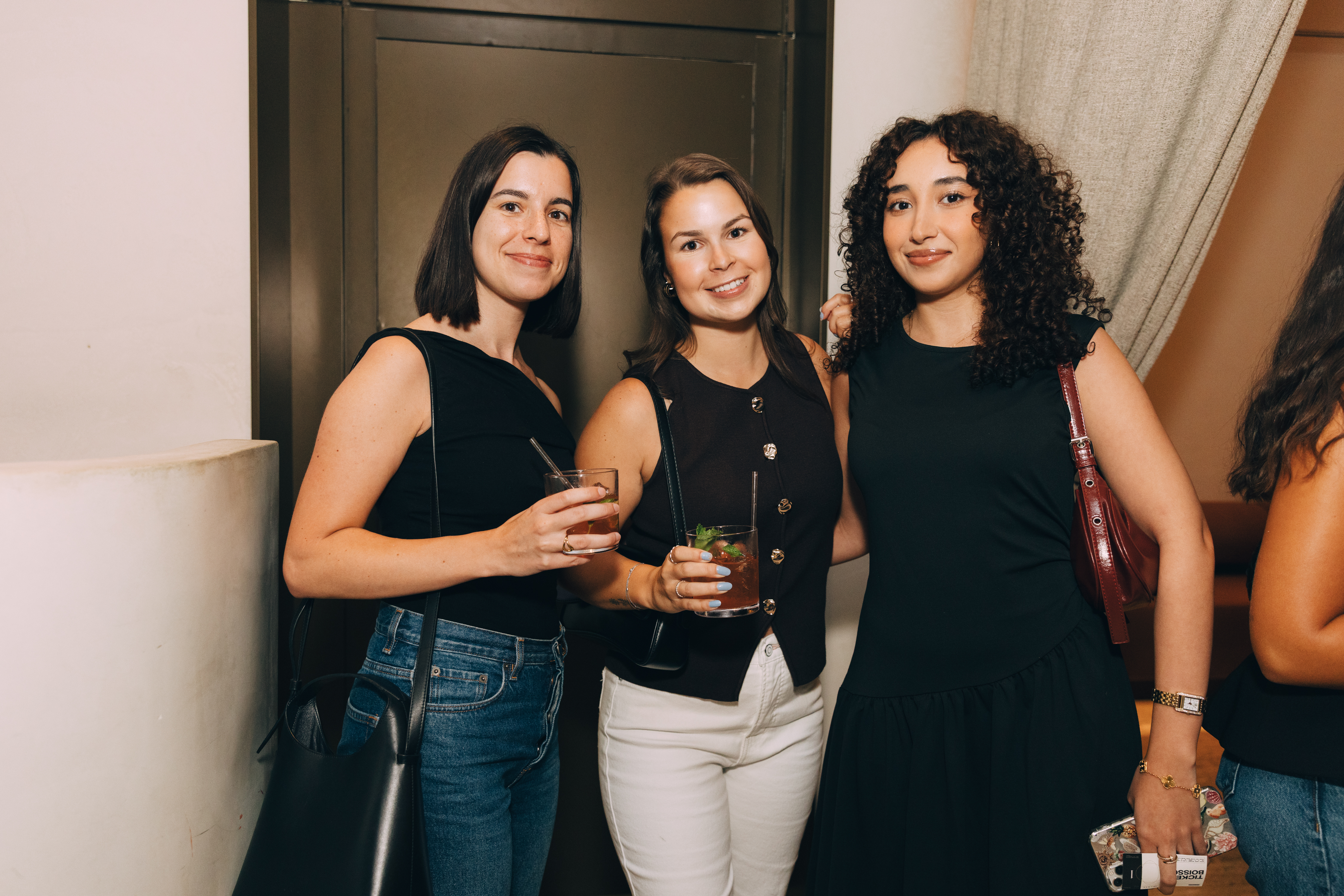 Image of talent & their team at the launch event